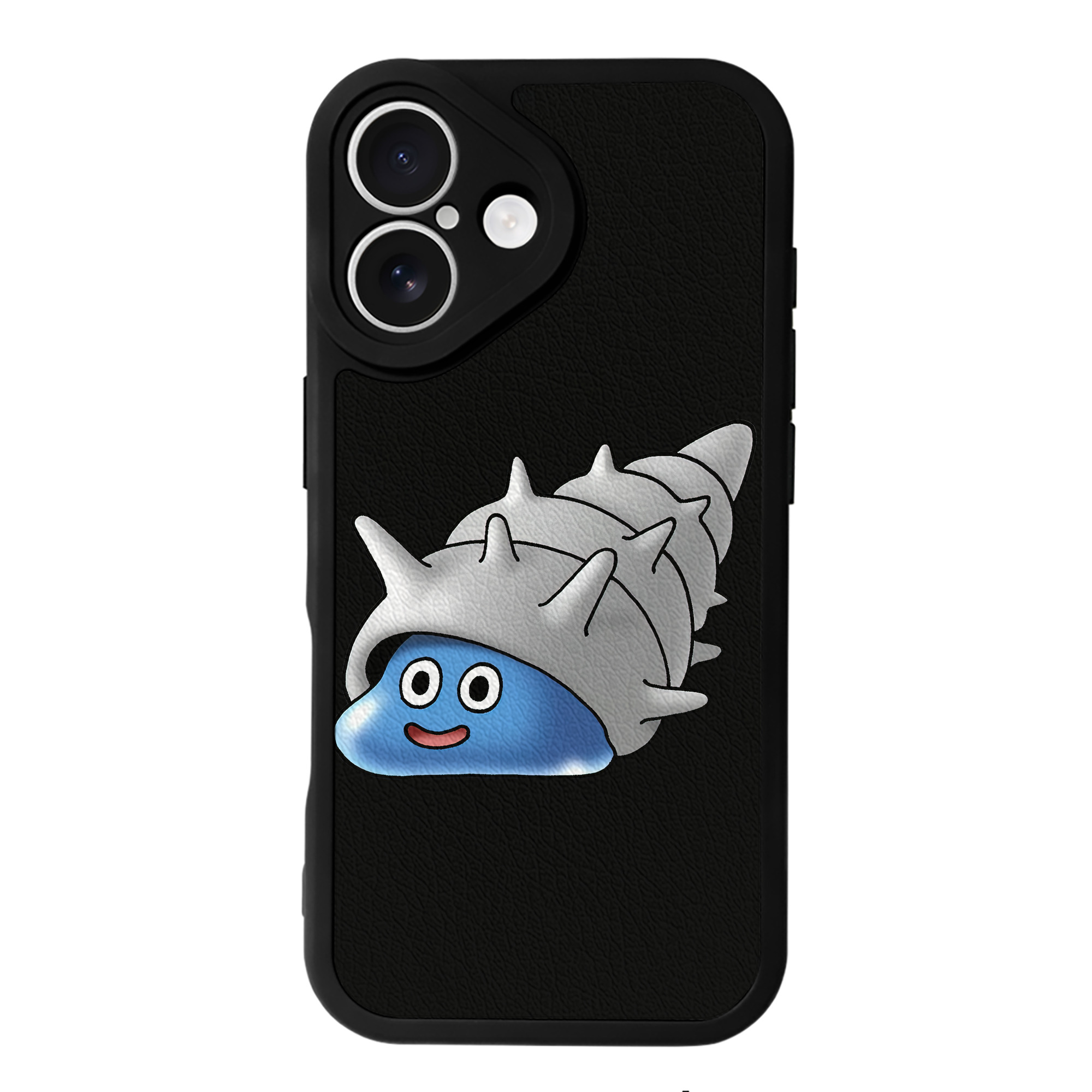（画像用） ドラゴンクエスト Doragon Kuesuto Dragon Quest 【iPhone 16シリーズ対応】シリコンスマホケース（レザー調） 材質：シリコン